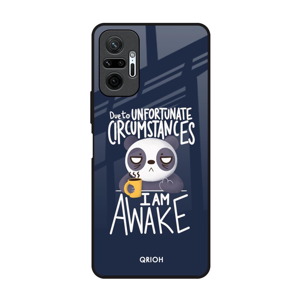 Struggling Panda Redmi Note 10 Pro Max Glass Back Cover Online