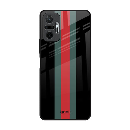 Vertical Stripes Redmi Note 10 Pro Max Glass Back Cover Online