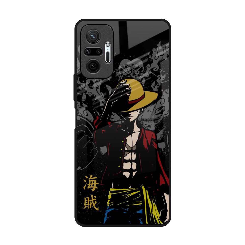 Dark Luffy Redmi Note 10 Pro Max Glass Back Cover Online