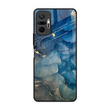 Blue Cool Marble Redmi Note 10 Pro Max Glass Back Cover Online