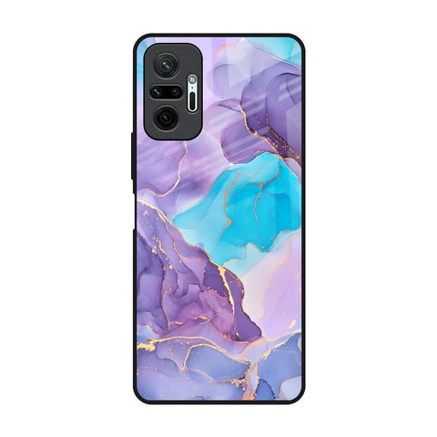 Alcohol ink Marble Redmi Note 10 Pro Max Glass Back Cover Online