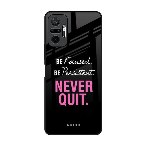 Be Focused Redmi Note 10 Pro Max Glass Back Cover Online
