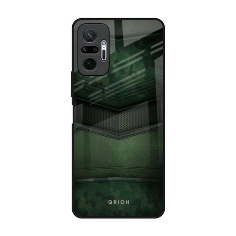 Green Leather Redmi Note 10 Pro Max Glass Back Cover Online