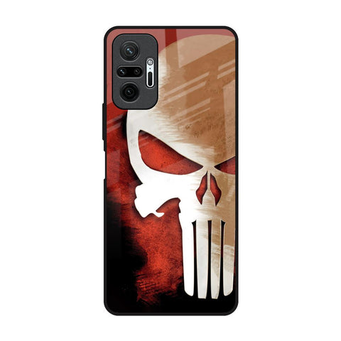 Red Skull Redmi Note 10 Pro Max Glass Back Cover Online