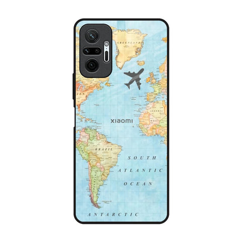 Fly Around The World Redmi Note 10 Pro Max Glass Back Cover Online