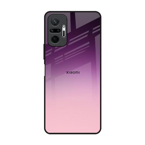 Purple Gradient Redmi Note 10 Pro Max Glass Back Cover Online