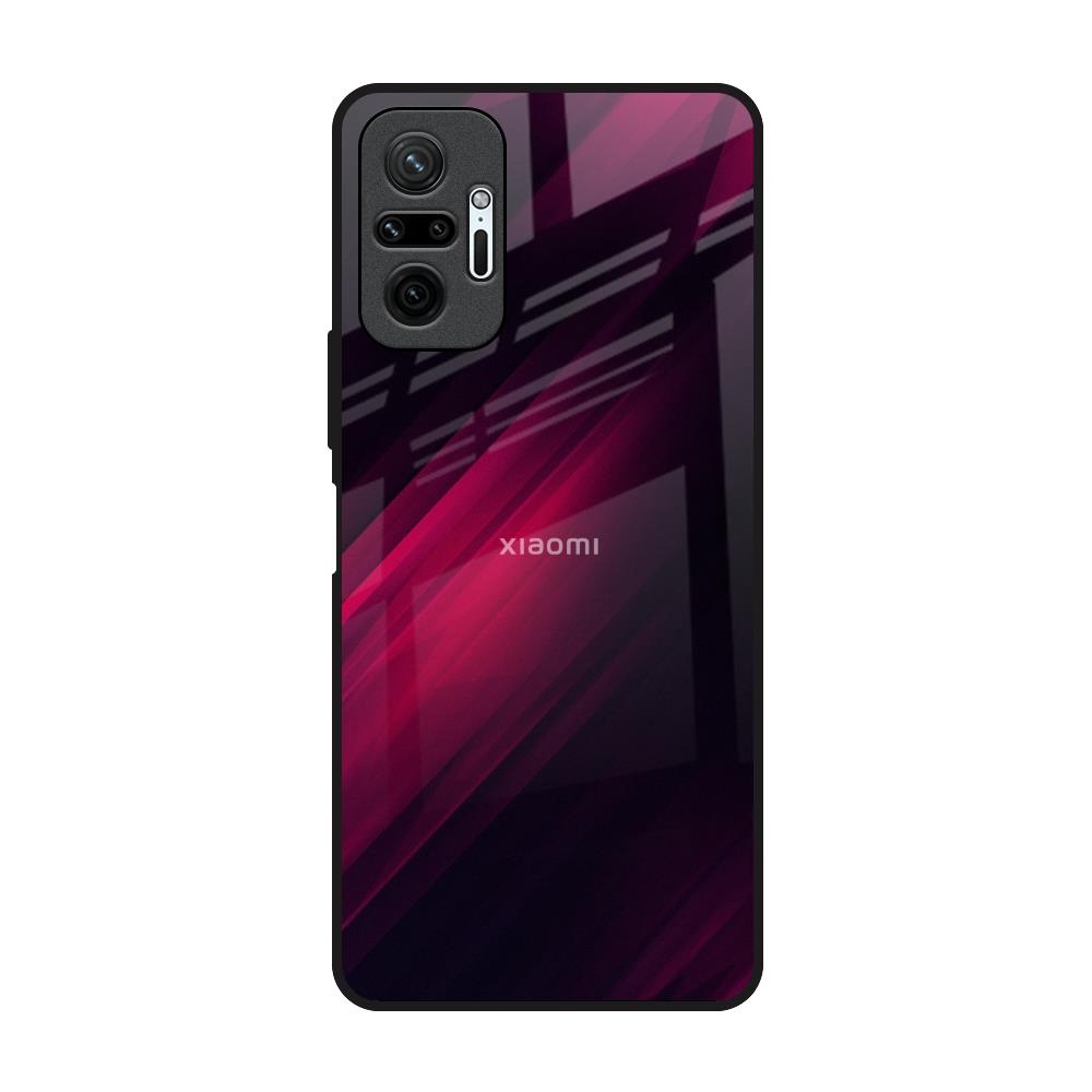 Razor Black Redmi Note 10 Pro Max Glass Back Cover Online