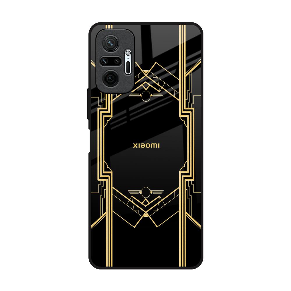 Sacred Logo Redmi Note 10 Pro Max Glass Back Cover Online