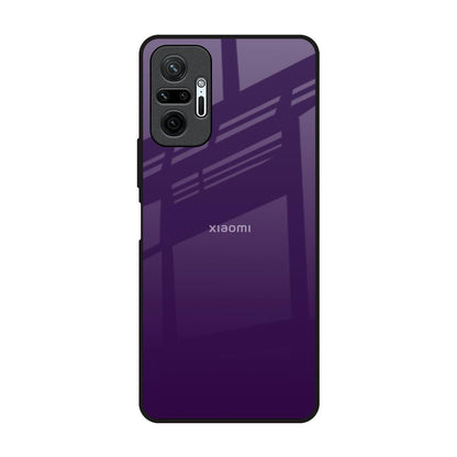 Dark Purple Redmi Note 10 Pro Max Glass Back Cover Online