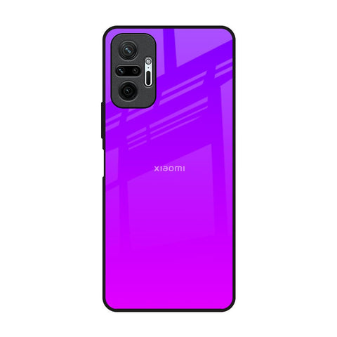Purple Pink Redmi Note 10 Pro Max Glass Back Cover Online