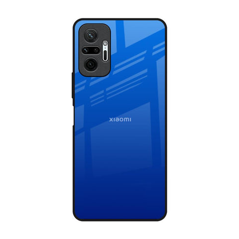 Egyptian Blue Redmi Note 10 Pro Max Glass Back Cover Online