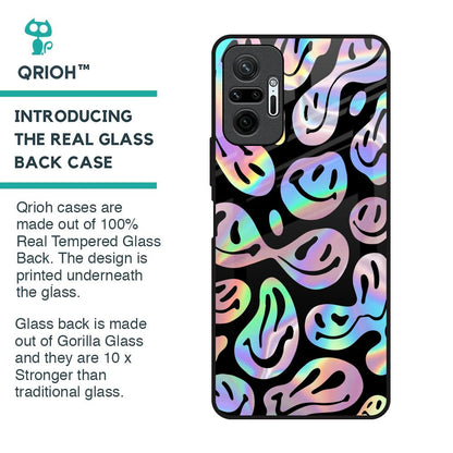 Acid Smile Glass Case for Redmi Note 10 Pro Max