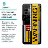 Aircraft Warning Glass Case for Redmi Note 10 Pro Max