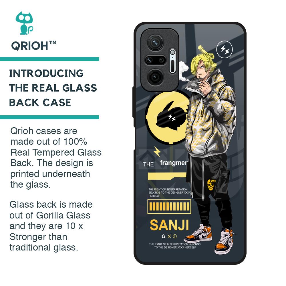 Cool Sanji Glass Case for Redmi Note 10 Pro Max