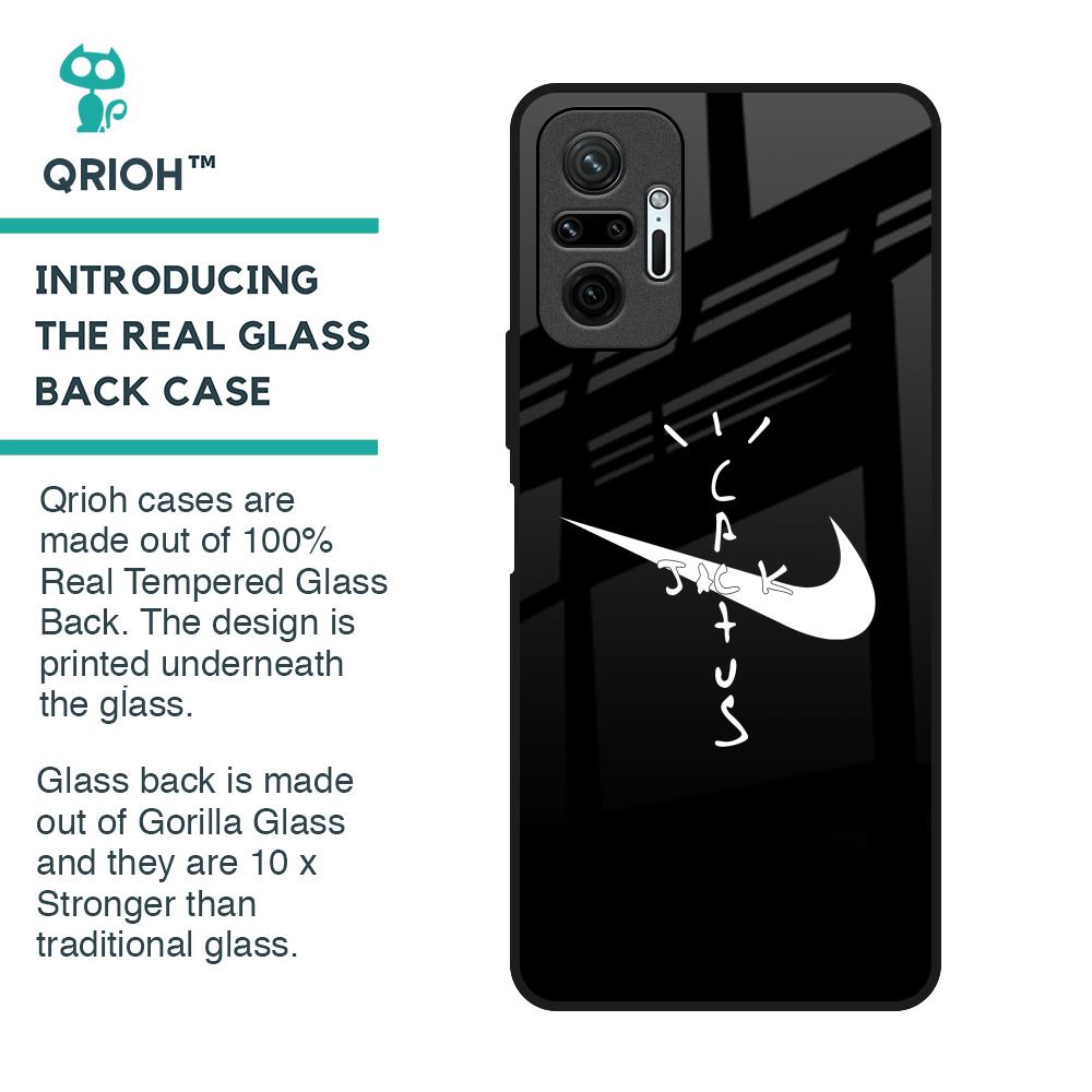 Jack Cactus Glass Case for Redmi Note 10 Pro Max