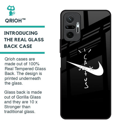Jack Cactus Glass Case for Redmi Note 10 Pro Max