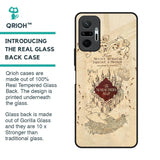 Magical Map Glass Case for Redmi Note 10 Pro Max