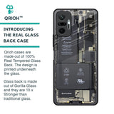 Skeleton Inside Glass Case for Redmi Note 10 Pro Max