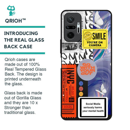 Smile for Camera Glass Case for Redmi Note 10 Pro Max
