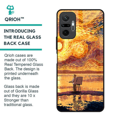 Sunset Vincent Glass Case for Redmi Note 10 Pro Max