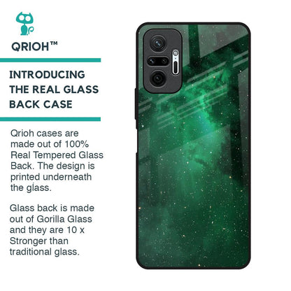 Emerald Firefly Glass Case For Redmi Note 10 Pro Max
