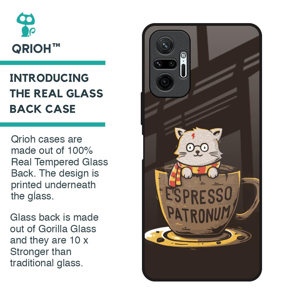 Tea With Kitty Glass Case For Redmi Note 10 Pro Max