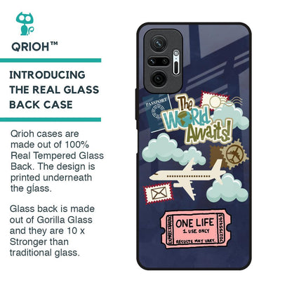 Tour The World Glass Case For Redmi Note 10 Pro Max