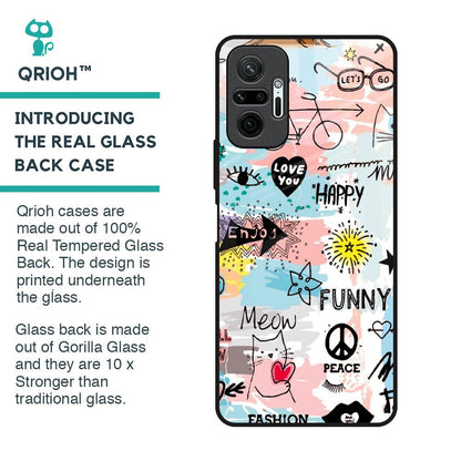 Just For You Glass Case For Redmi Note 10 Pro Max