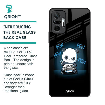 Pew Pew Glass Case for Redmi Note 10 Pro Max