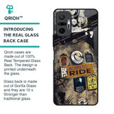 Ride Mode On Glass Case for Redmi Note 10 Pro Max