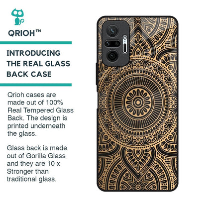 Luxury Mandala Glass Case for Redmi Note 10 Pro Max