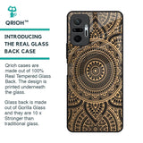 Luxury Mandala Glass Case for Redmi Note 10 Pro Max