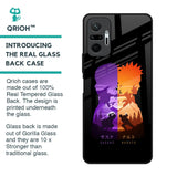Minimalist Anime Glass Case for Redmi Note 10 Pro Max