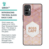 Boss Lady Glass Case for Redmi Note 10 Pro Max
