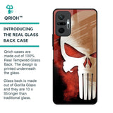 Red Skull Glass Case for Redmi Note 10 Pro Max