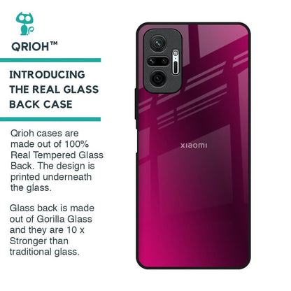 Pink Burst Glass Case for Redmi Note 10 Pro Max