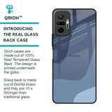 Navy Blue Ombre Glass Case for Redmi Note 10 Pro Max