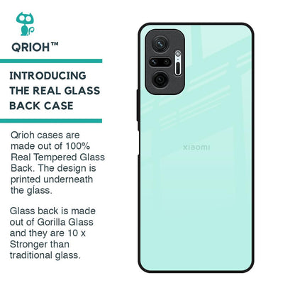 Teal Glass Case for Redmi Note 10 Pro Max