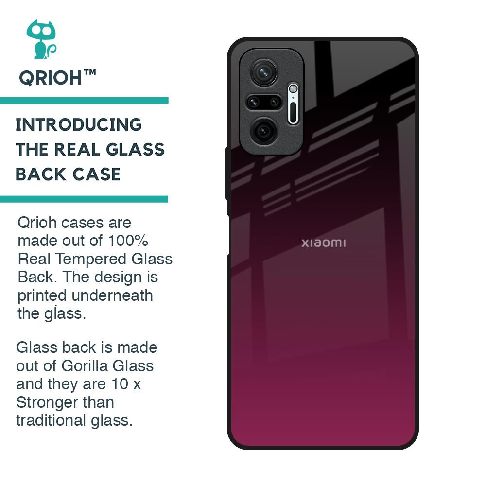Wisconsin Wine Glass Case For Redmi Note 10 Pro Max