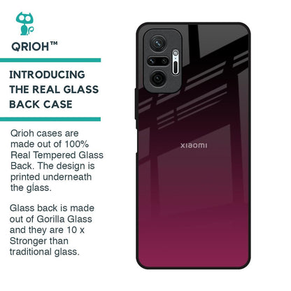 Wisconsin Wine Glass Case For Redmi Note 10 Pro Max