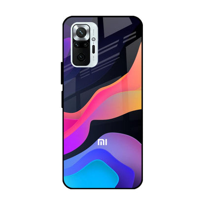 Colorful Fluid Redmi Note 10 Pro Max Glass Cases & Covers Online