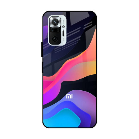 Colorful Fluid Redmi Note 10 Pro Max Glass Cases & Covers Online