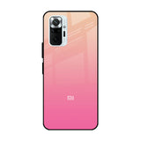 Pastel Pink Gradient Redmi Note 10 Pro Max Glass Cases & Covers Online