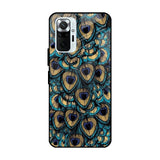 Peacock Feathers Redmi Note 10 Pro Max Glass Cases & Covers Online