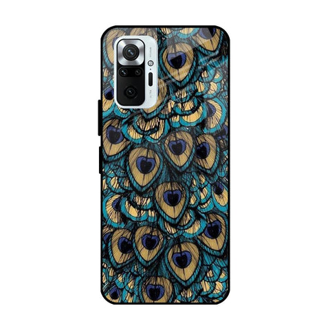 Peacock Feathers Redmi Note 10 Pro Max Glass Cases & Covers Online