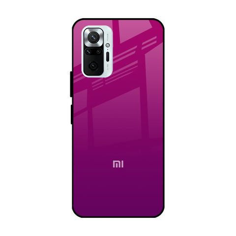 Magenta Gradient Redmi Note 10 Pro Max Glass Cases & Covers Online