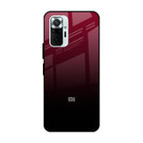 Wine Red Redmi Note 10 Pro Max Glass Cases & Covers Online