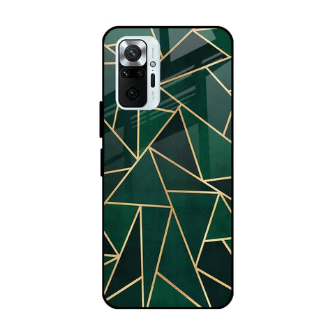 Abstract Green Redmi Note 10 Pro Max Glass Cases & Covers Online
