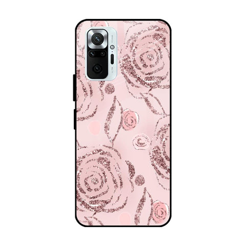 Shimmer Roses Redmi Note 10 Pro Max Glass Cases & Covers Online