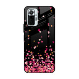 Heart Rain Fall Redmi Note 10 Pro Max Glass Cases & Covers Online